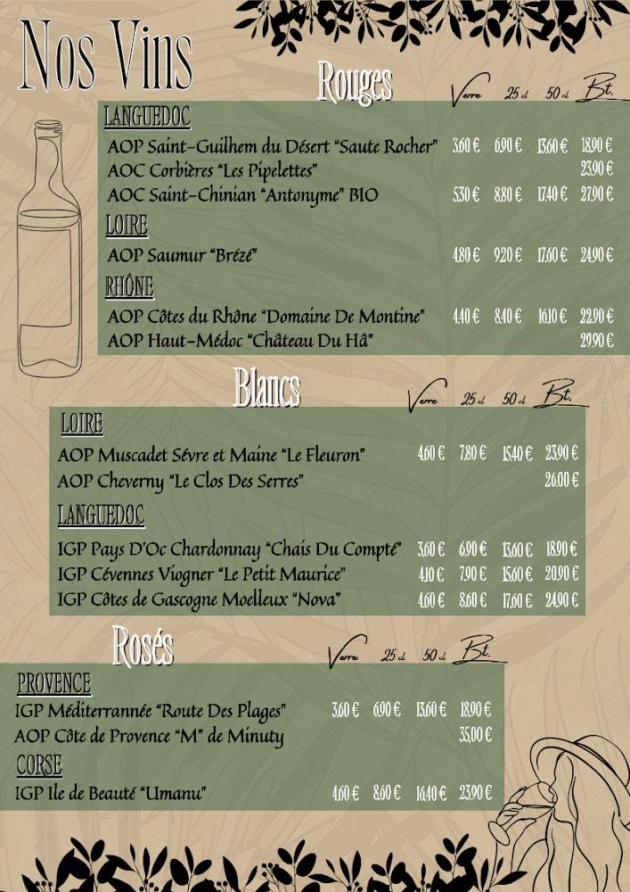 Les Frangins - Menu Image 3